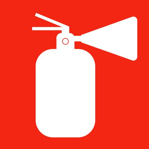 490x490 Fire Extinguisher Isolated Icon Vector