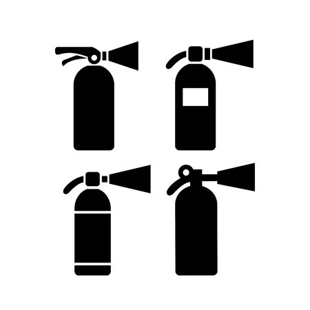 450x450 Fire Extinguisher Vector Icon Set Royalty Free Vector Graphics