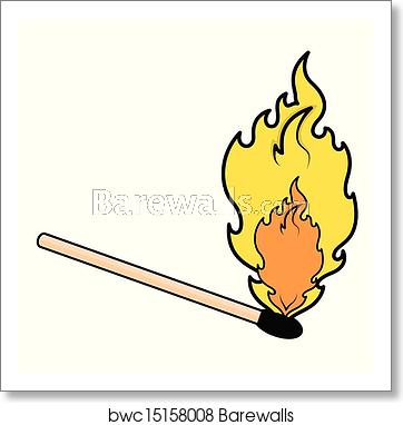 362x382 Matchstick Fire Flame