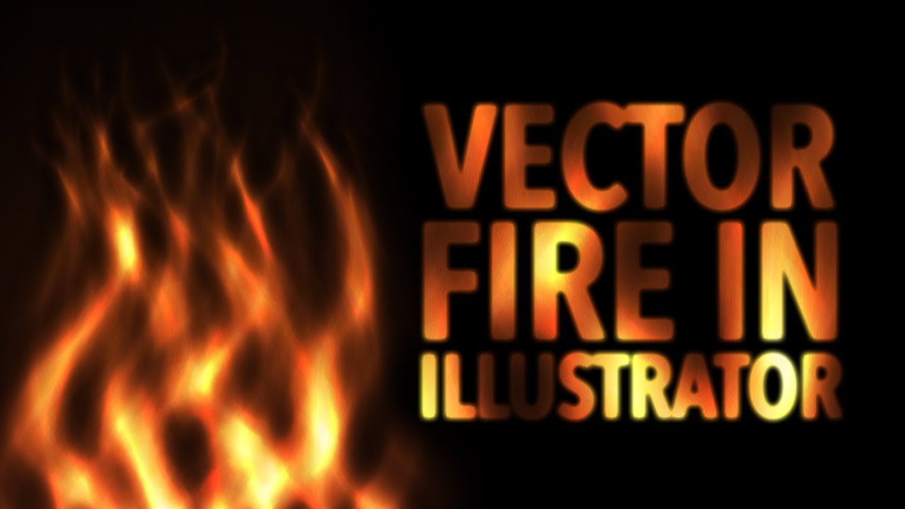 1280x720 Vector Fire In Illustrator