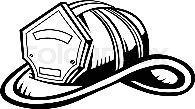 800x446 Firefighter Helmet Stock Vector Colourbox