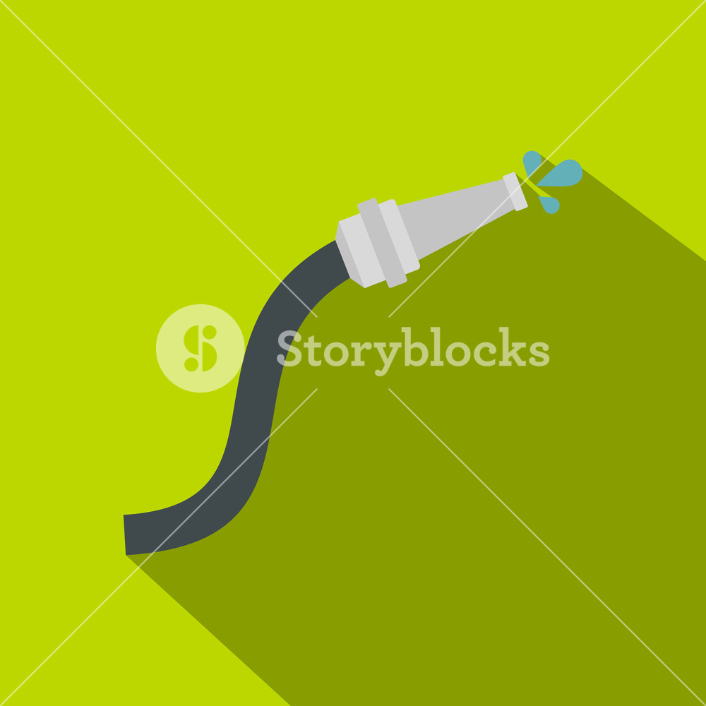 1000x1000 Fire Hose Icon Flat Illustration Of Fire Hose Vector Icon For Web