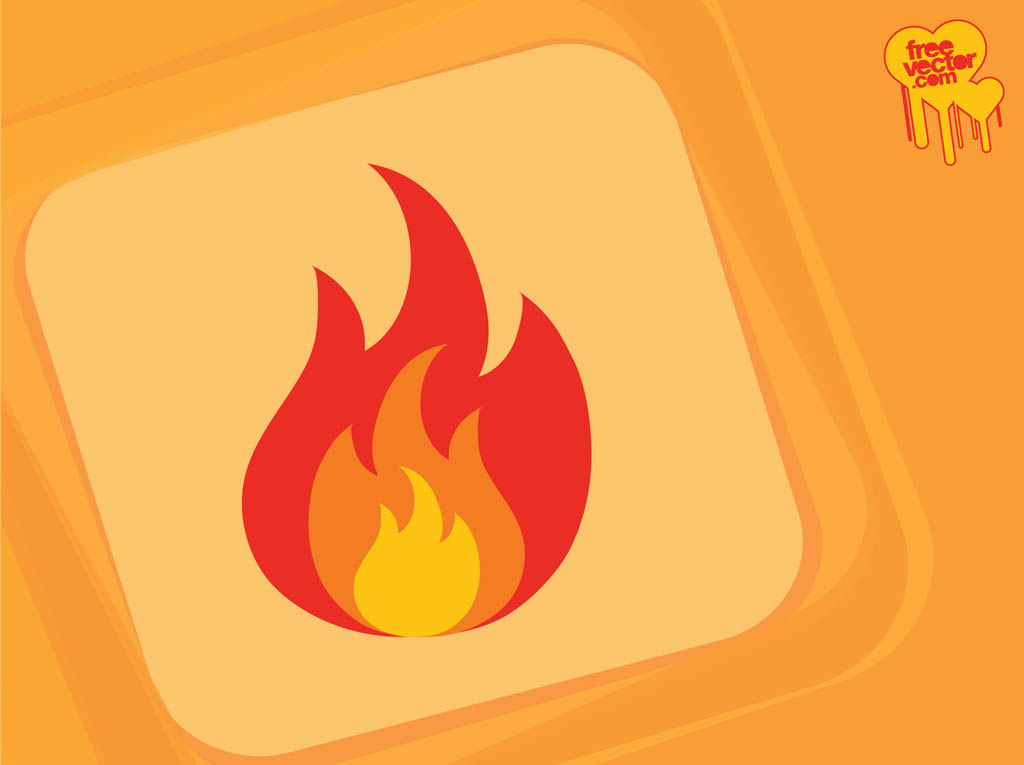 1024x765 Fire Icon Vector Art Graphics