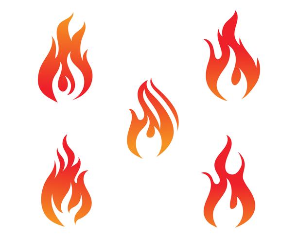 613x490 Fire Flame Vector Illustration Design