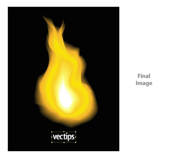 600x535 Learn How To Create Realistic Vector Fire