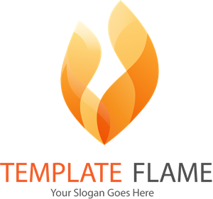 300x281 Abstract Fire Flame Logo Vector