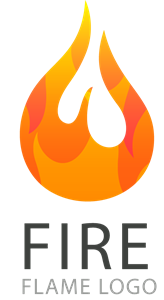 164x300 Fire Flame Logo Vector