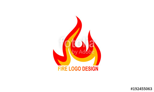 500x300 Fire Logo Vector Stock Image And Royalty Free Vector
