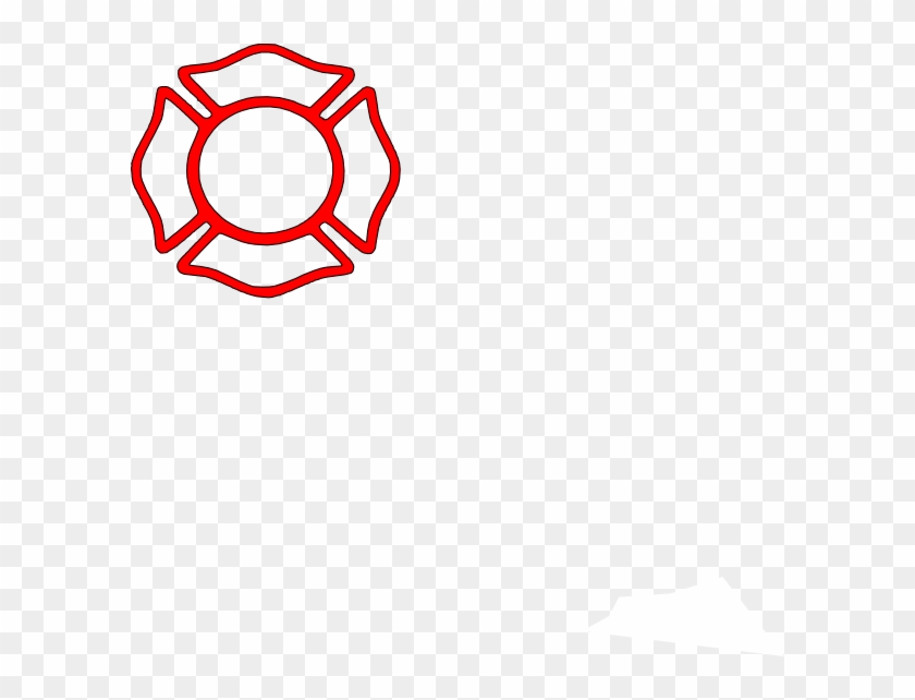 840x642 Firefighter Maltese Cross Stencil