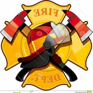 300x300 Stock Illustration Firefighter Cross With Shield Is Studiogrfx