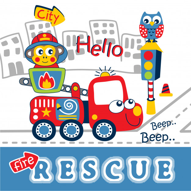 626x626 Fire Rescue Team Vector Premium Download