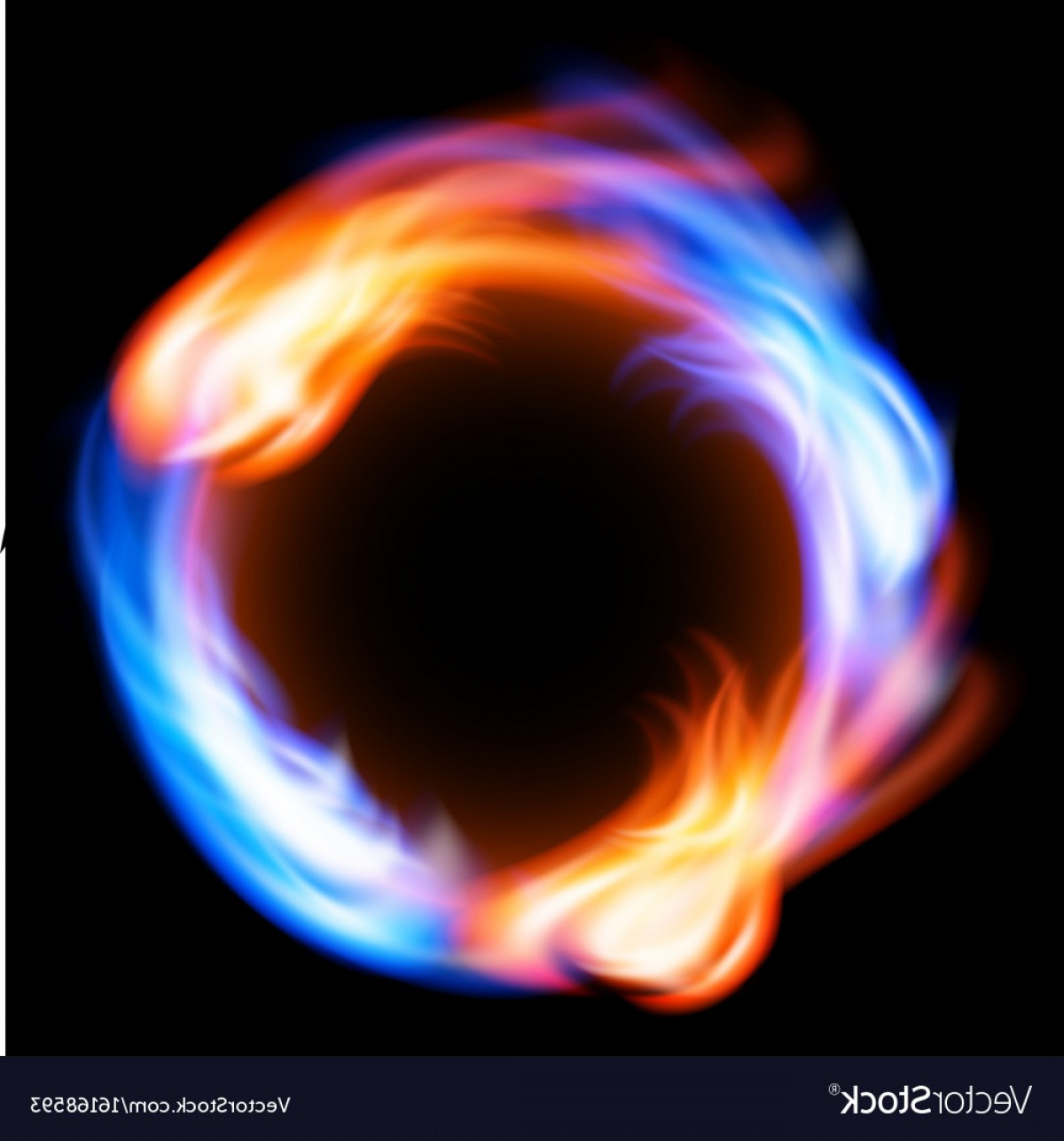 1200x1287 Ring Of Fire In Black Background Vector Hoodamathrun