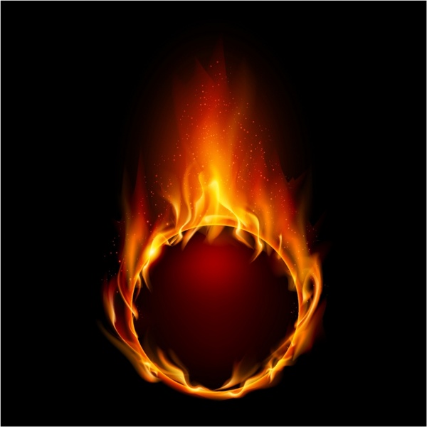 600x600 Ring Of Fire Free Vector In Adobe Illustrator