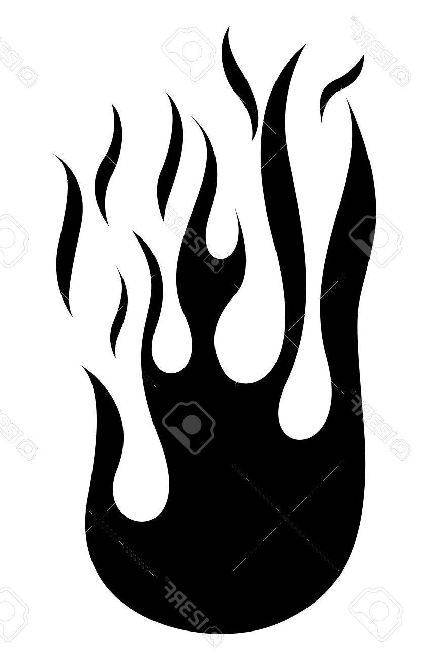 Fire Silhouette Vector