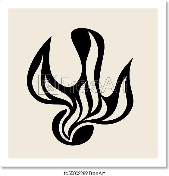 561x581 Free Art Print Of Holy Spirit Fire Silhouette Holy Spirit Fire