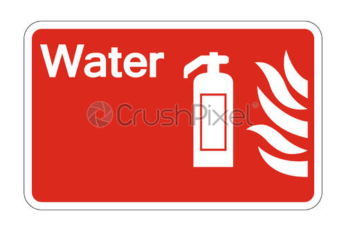 500x334 Fire Sprinkler Heads Symbol Sign Isolate On White Background