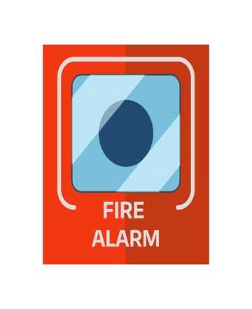 360x441 Fire Pit Vector Fire Sprinkler Stock Vector Illustration