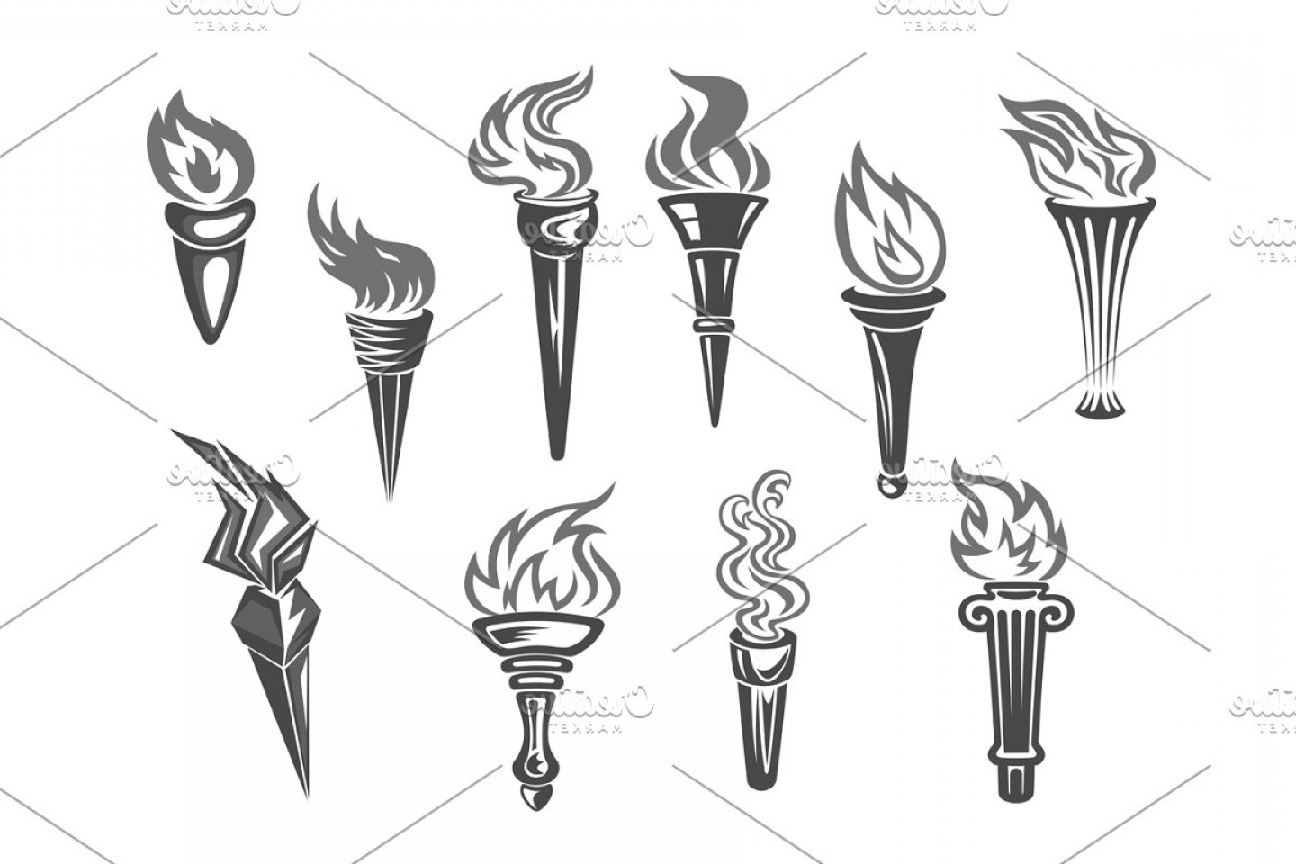 1440x960 Olympic Torch Vector Hoodamathrun