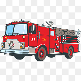 260x260 Fire Truck Png Vector Element, Truck Cli
