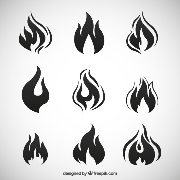 Black Fire Flames Vector Free Download 626x626 Black Fire Flames Vector Free Download