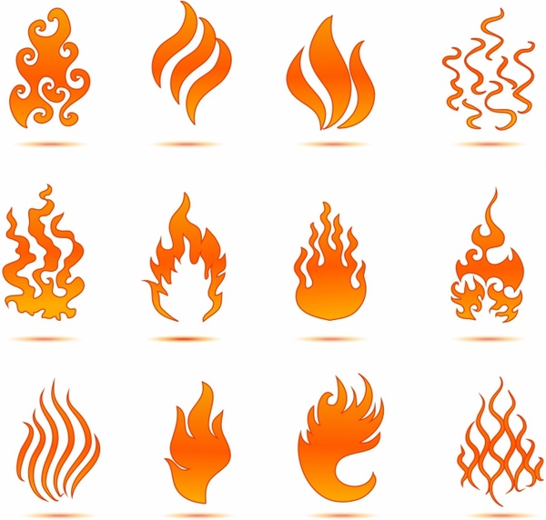 Fire Icon Vector 600x572 Fire Icon Vector