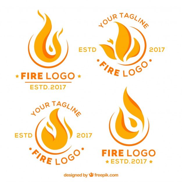 Flat Design Fire Logo Collection Free Vector Fd Logos Patches 626x626 Flat Design Fire Logo Collection Free Vector Fd Logos Patches