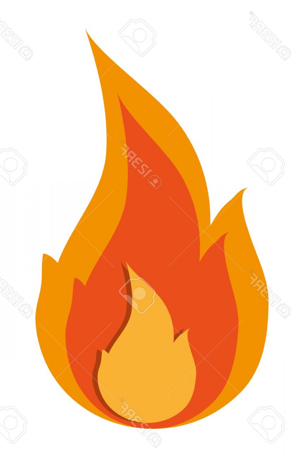 1039x1560 Fire Vector Illustration Wallkeeper