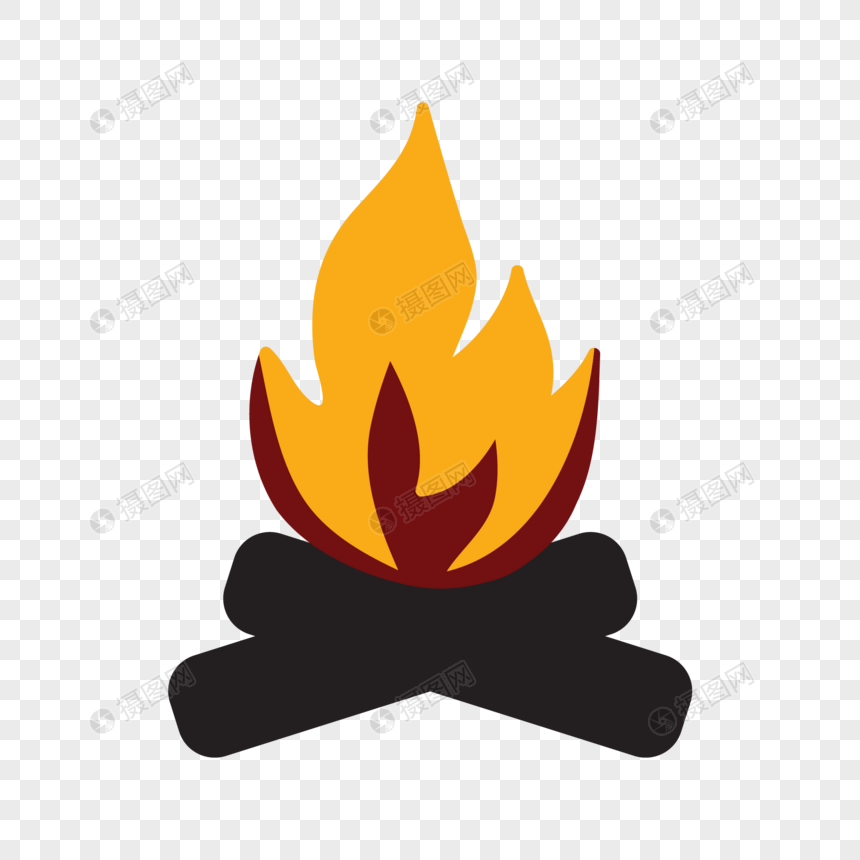 860x860 Hand Painted Fire Vector Material Png Image Picture Free Download