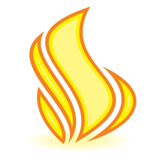 660x660 Yellow Flames