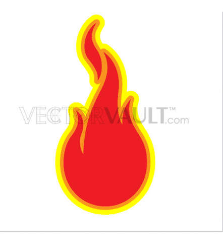 442x500 Buy Vector Fireball Royalty Free Illustration