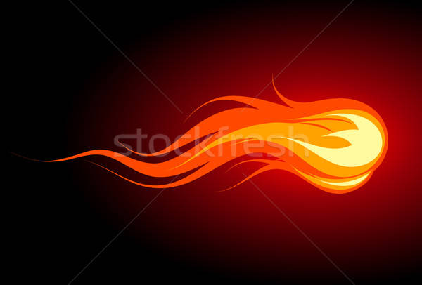 Fireball Vector Illustration Misha 600x406 Fireball Vector Illustration Misha