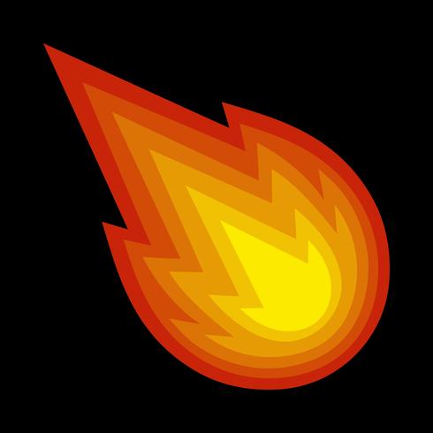 Hot Flame Fireball Vector Cartoon 490x490 Hot Flame Fireball Vector Cartoon