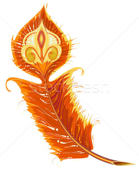 Red Gold Firebird Feather Vector Illustration Alexey Grigorev 483x600 Red Gold Firebird Feather Vector Illustration Alexey Grigorev