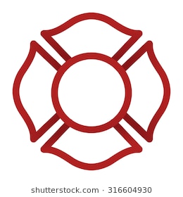 260x280 Fireman Badge