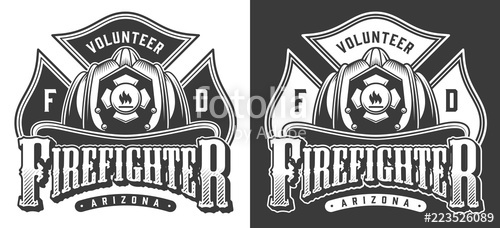 500x228 Vintage Firefighter Logos Stock Image And Royalty Free Vector