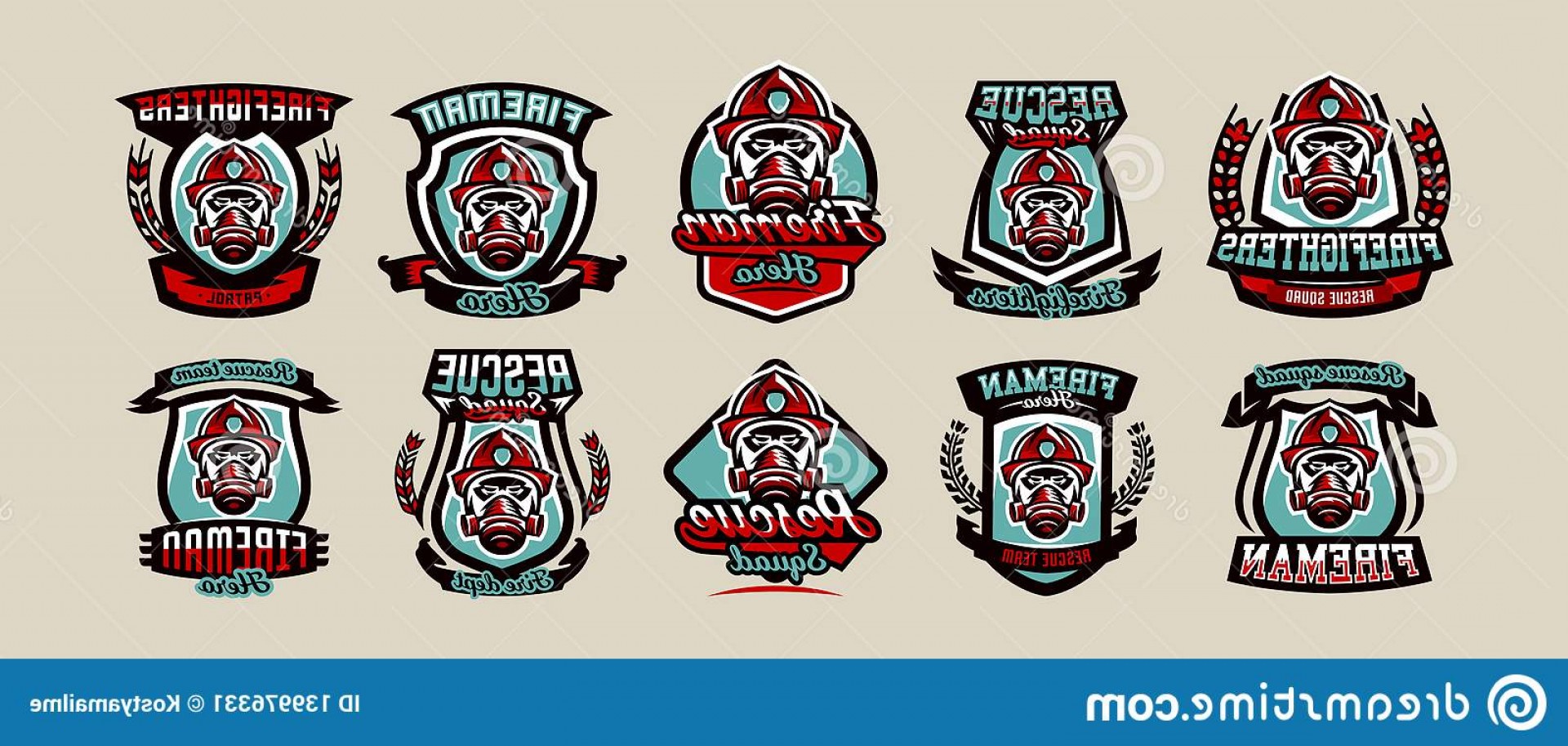 1920x913 Fire Department Logo Vector Art Hoodamath