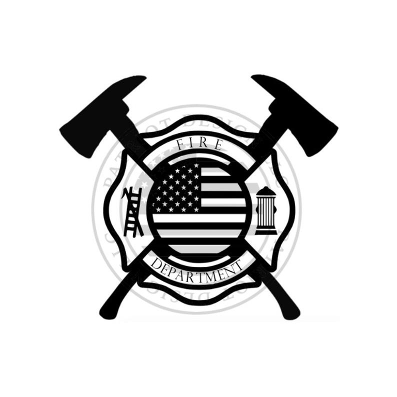 794x794 Maltese Cross Firefighter Cross Fireman Axe Etsy