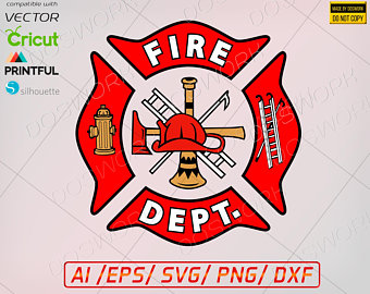 340x270 Fire Department Logo Etsy
