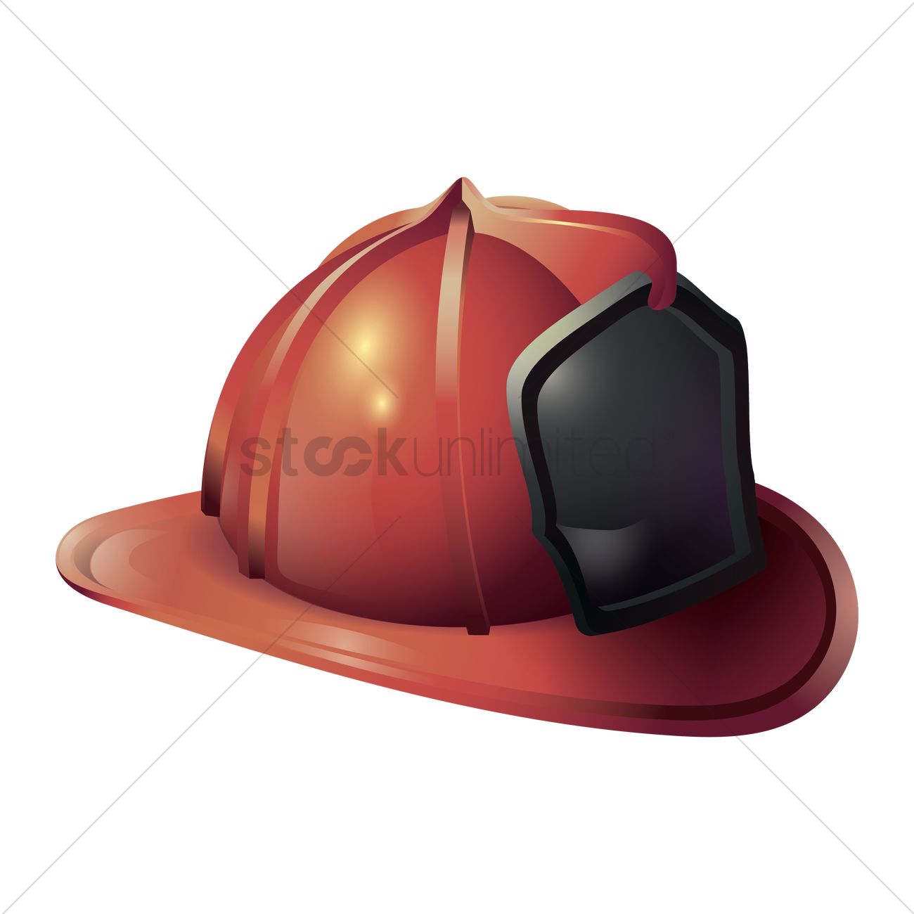 1300x1300 Firefighter Helmet Vector Image