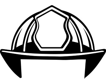 340x270 Firefighter Hat Clipart Black And White