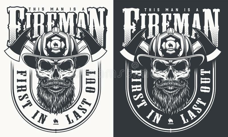 800x480 Firefighter Badge Template