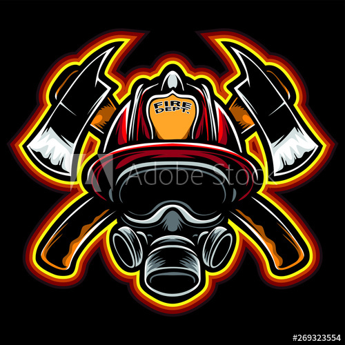 Firefighter Logo Vector at Vectorified.com | Collection of Firefighter ...