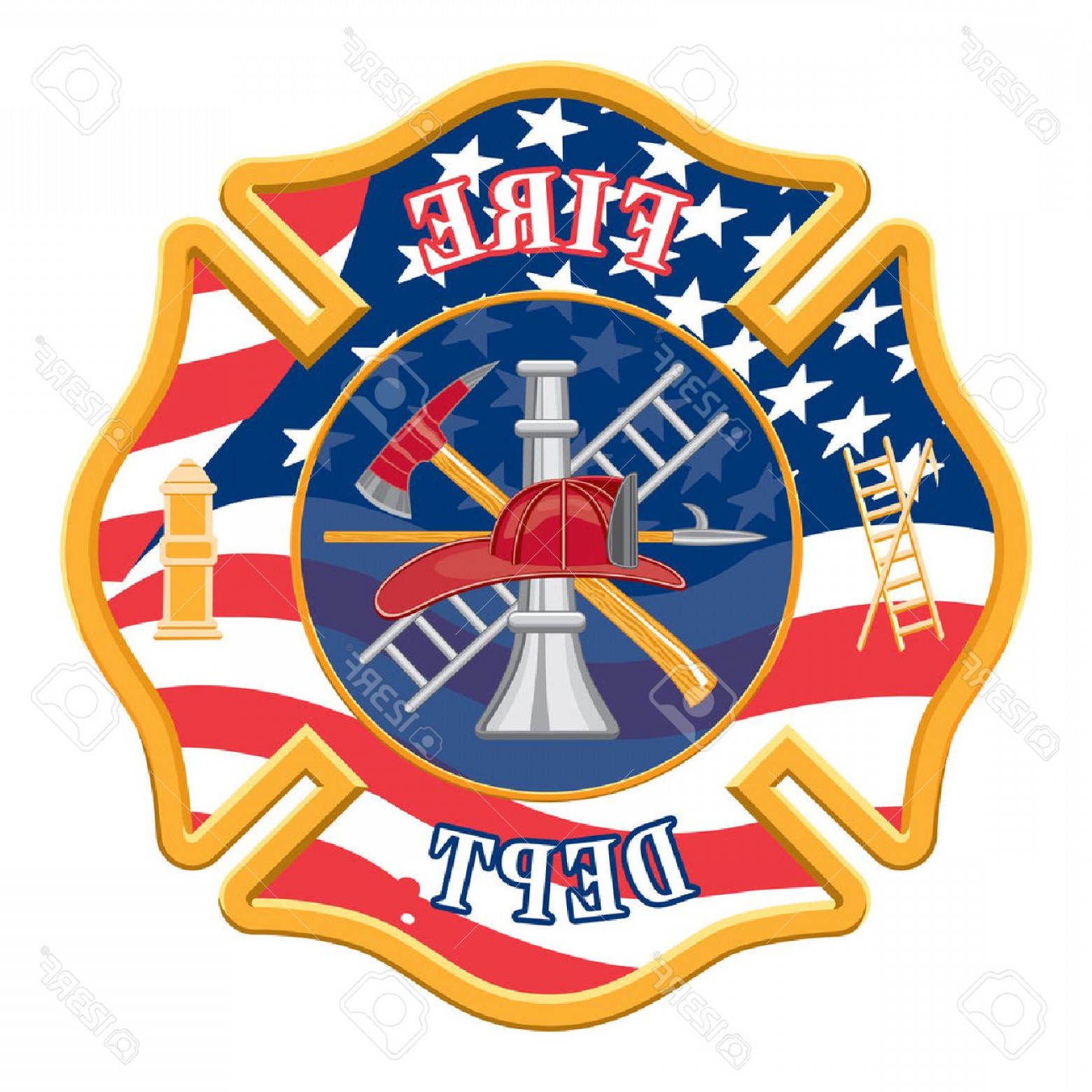 1560x1560 Fire Department Logo Vector Art Hoodamath