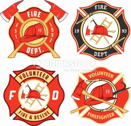 Firefighter Maltese Cross Vector