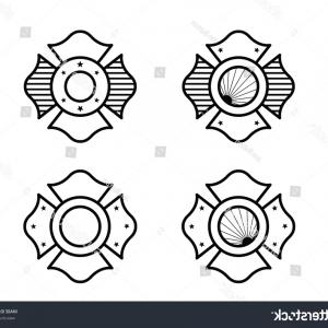 300x300 Best Firefighter Maltese Cross Illustration Vector Photos