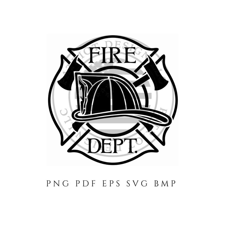 Firefighter Maltese Cross Vector at Vectorified.com | Collection of ...