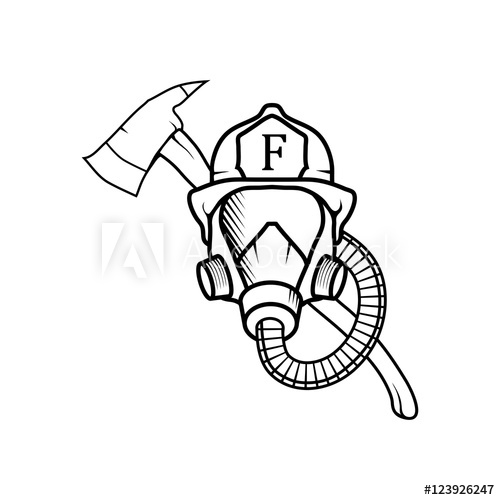 500x500 Firefighter Firefighter Logo Firefighter Silhouette Firefighter