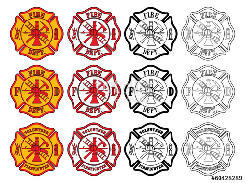 500x375 Firefighter Cross Symbol Stock Image And Royalty Free Vector