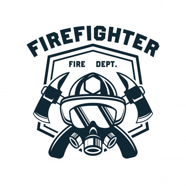 626x626 Firefighter With Text Space For Your Slogan Vector Premium Download
