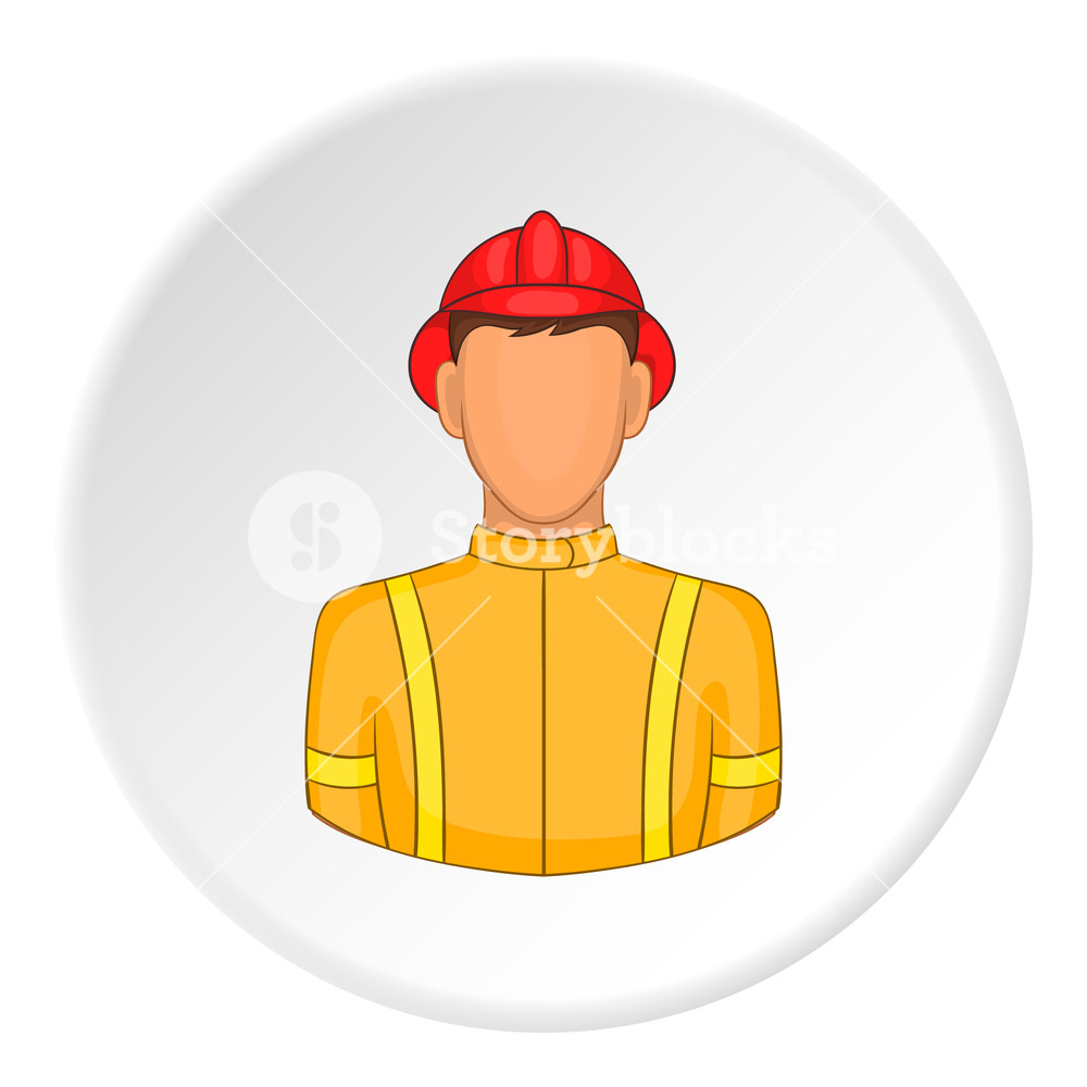 1000x1000 Firefighter Icon Flat Illustration Of Firefighter Vector Icon